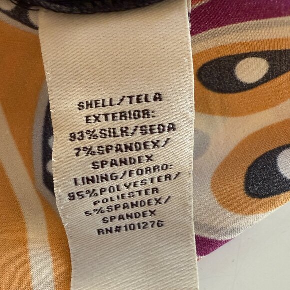 Vintage Nordstrom ECI Silk Foulard Dress - W size 12 - EUC - Picture 6 of 8